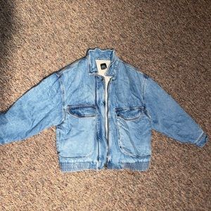 Sherpa lined target Jean jacket